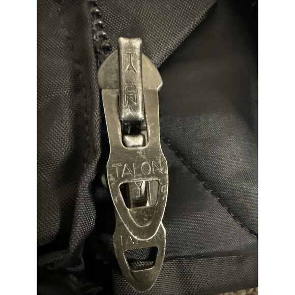 Vintage Midwest Fox Point Winter Jacket L Black Red Trim Union Made USA 80s - Picture 8 of 8